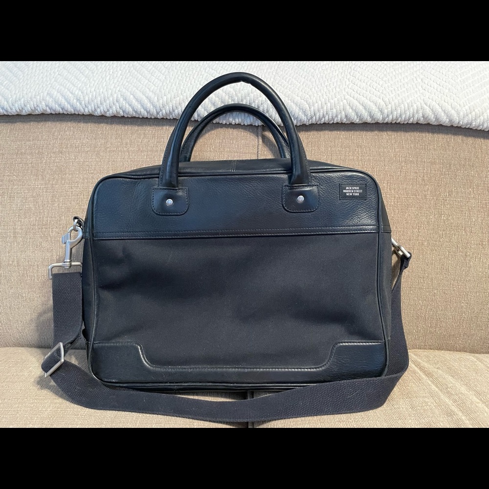 Jack Spade Black Laptop Bag